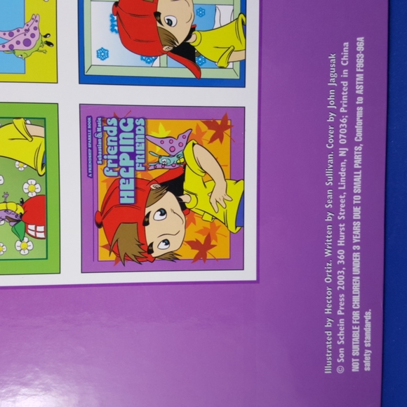 2/$20💥 Sebastian & Katie FRIENDS HELPING FRIENDS Sparkle Picture Book - Picture 10 of 10